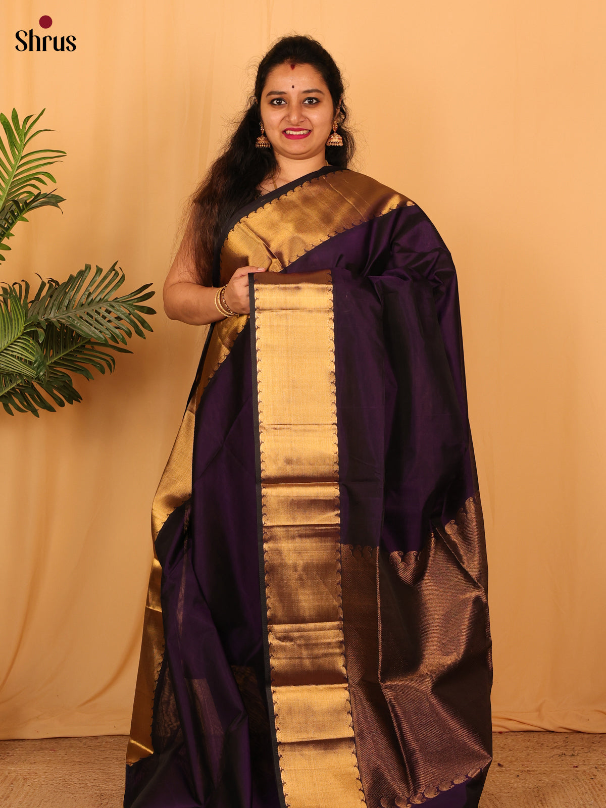 CKS22587 - Silk Cotton Saree - Shop on Shrus.com