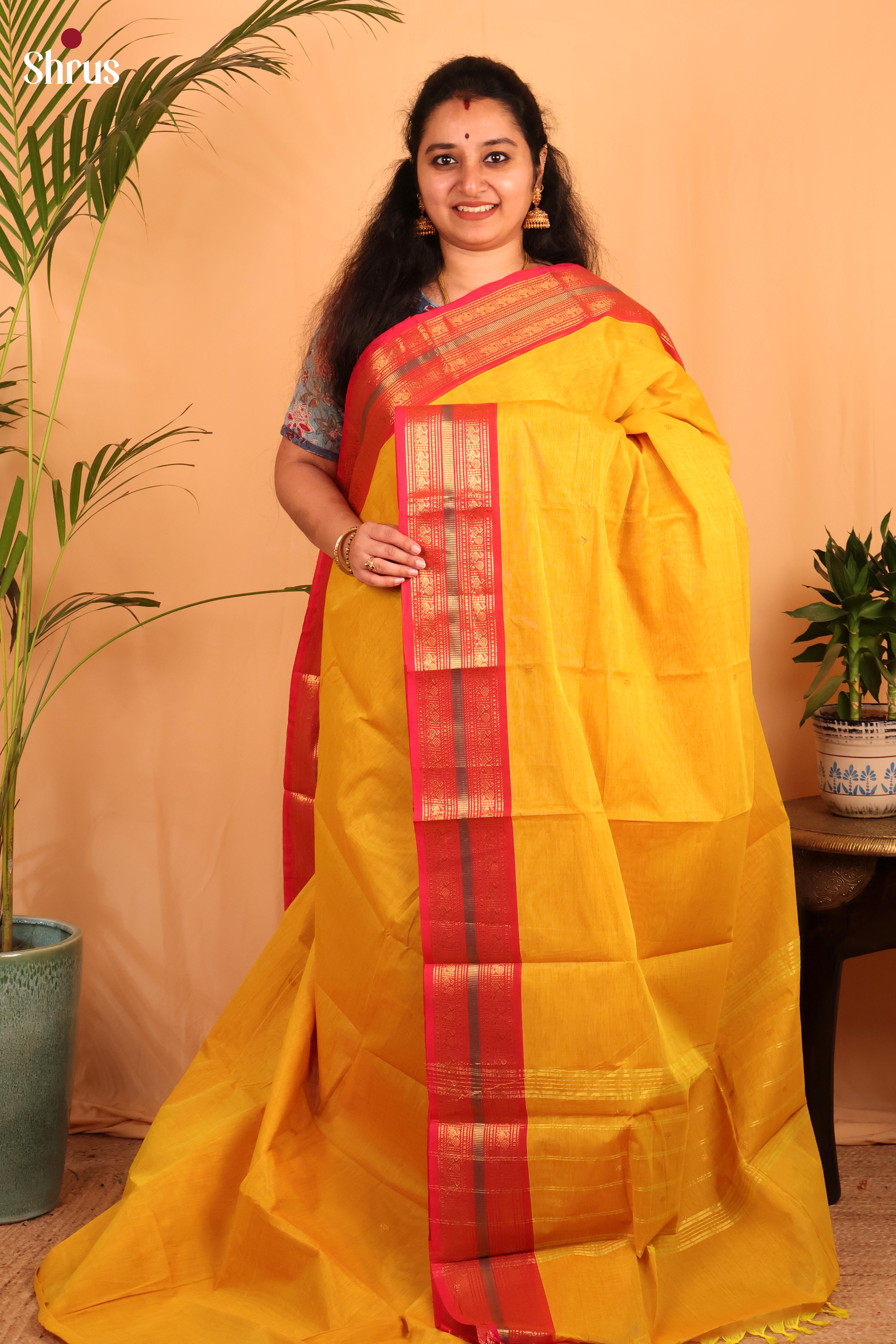 Mustard & Red - Chettinad Cotton - Shop on Shrus.com