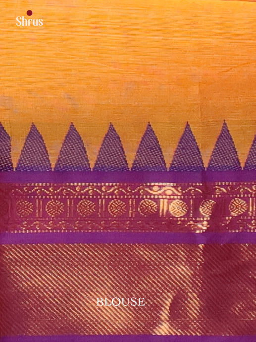 Orange & Purple - Chettinad Cotton - Shop on Shrus.com