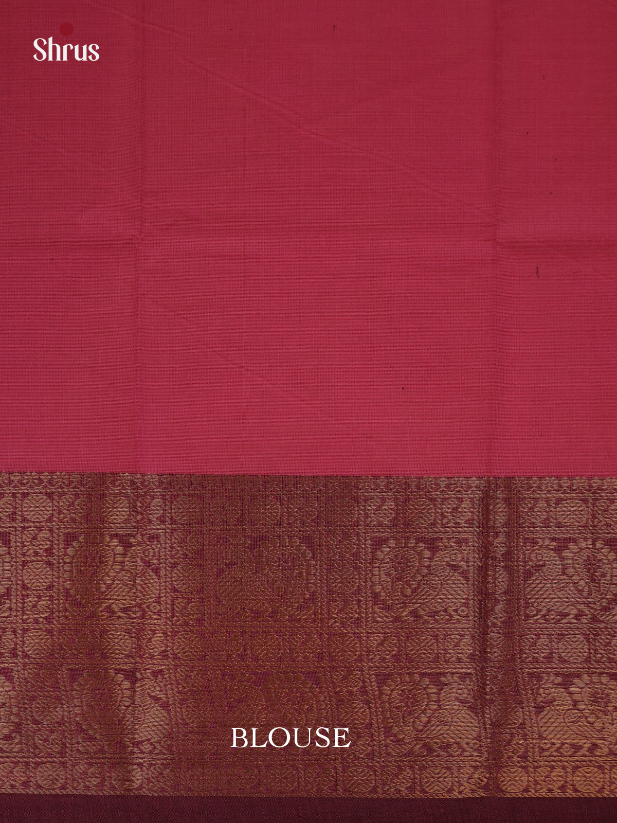 Deep Pink & Maroon- Blouse Bit - Shop on Shrus.com
