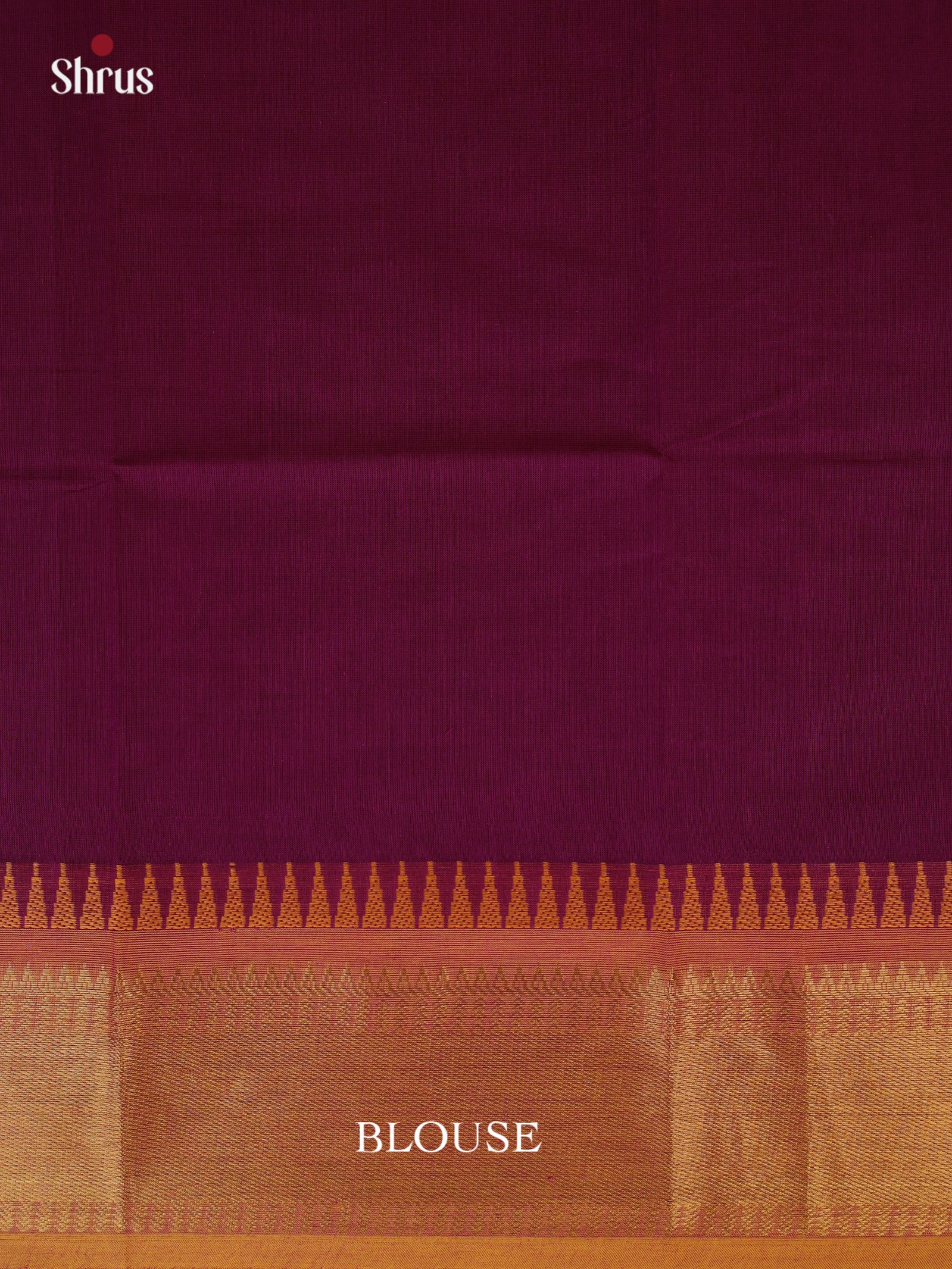 Maroon & Mustard - Blouse Bit - Shop on Shrus.com