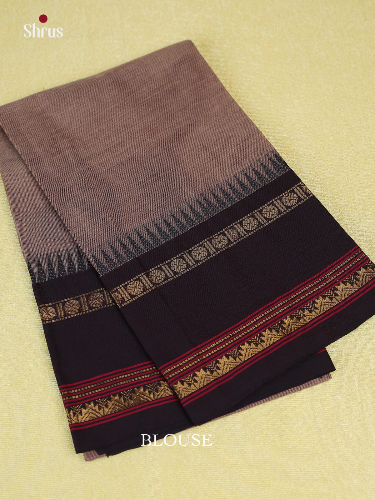Lite Brown & Brown - Blouse Bit - Shop on Shrus.com