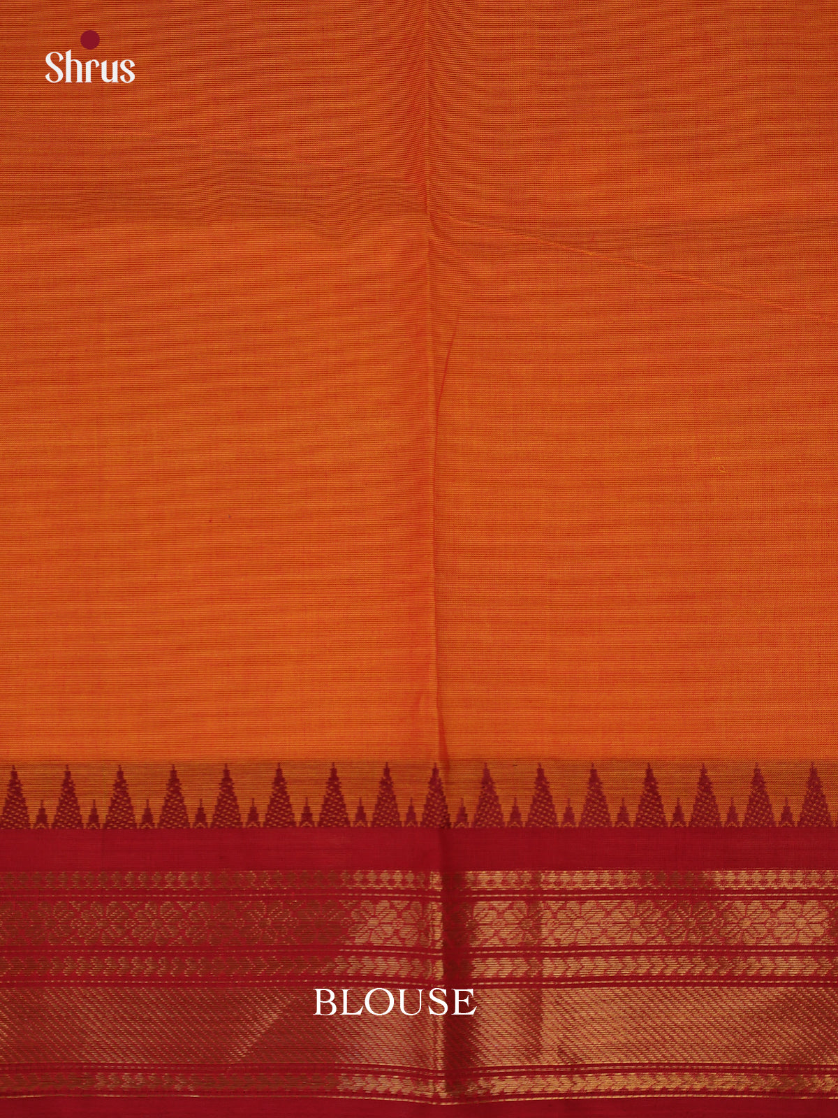 Orange & Maroon - Blouse Bit - Shop on Shrus.com