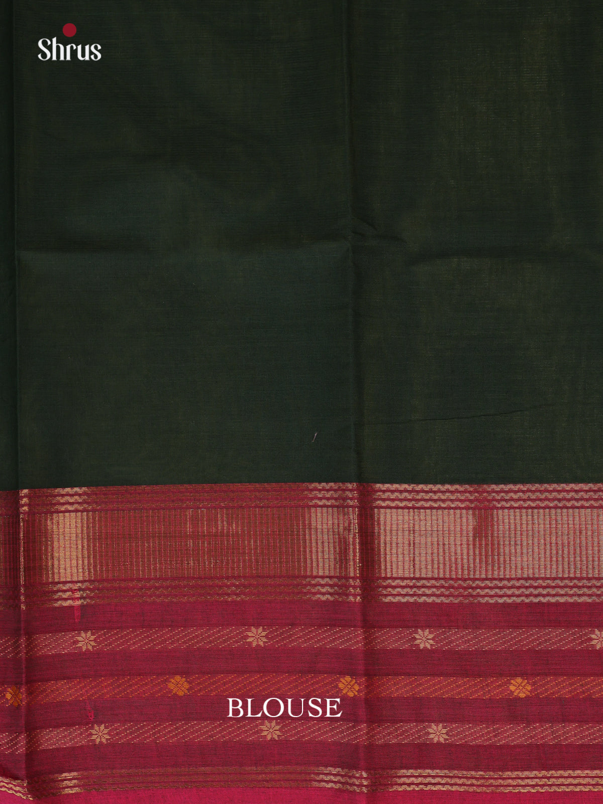 Dark Green & Maroon - Blouse Bit - Shop on Shrus.com
