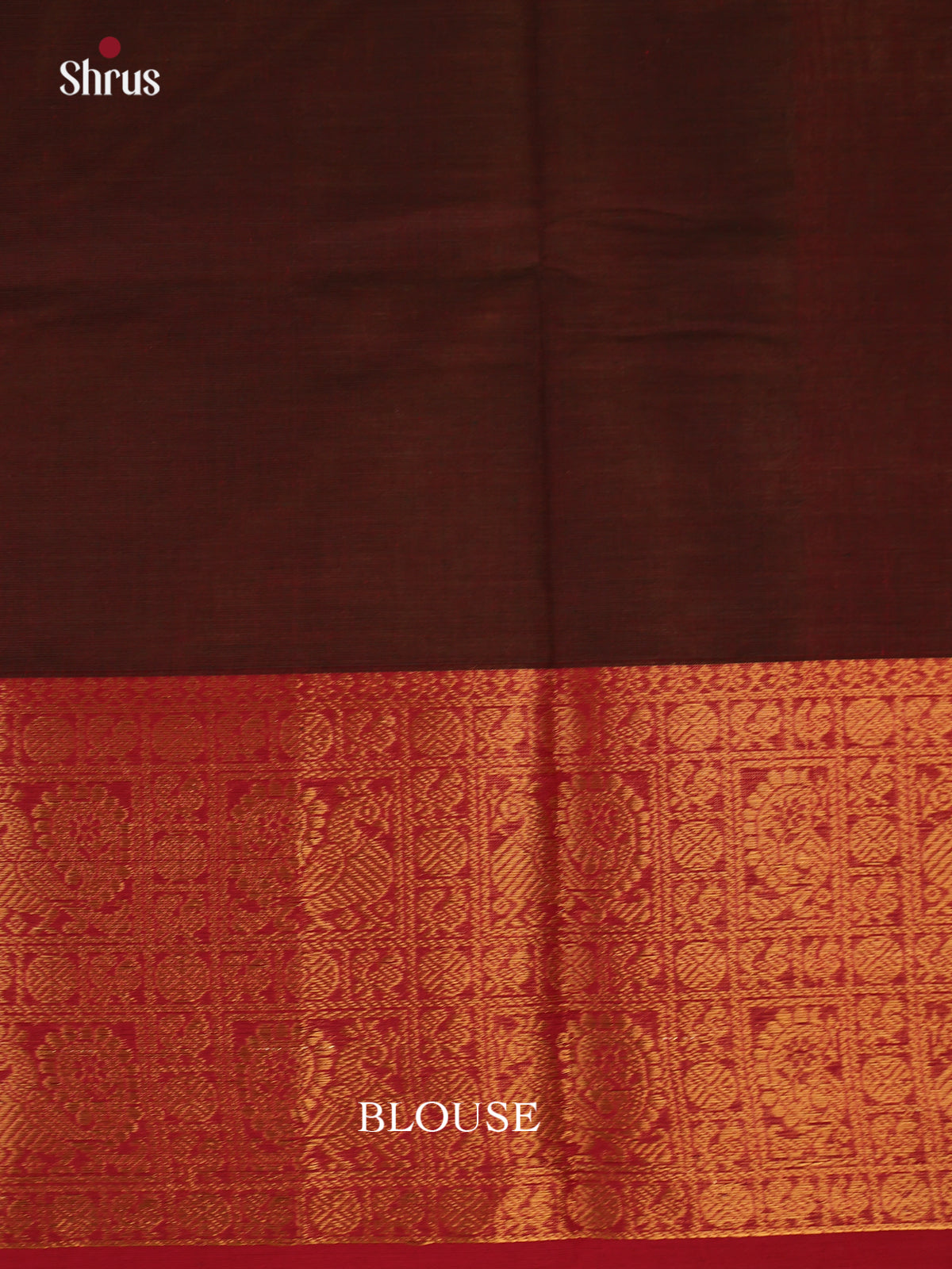 Brown & Red - Blouse Bit - Shop on Shrus.com