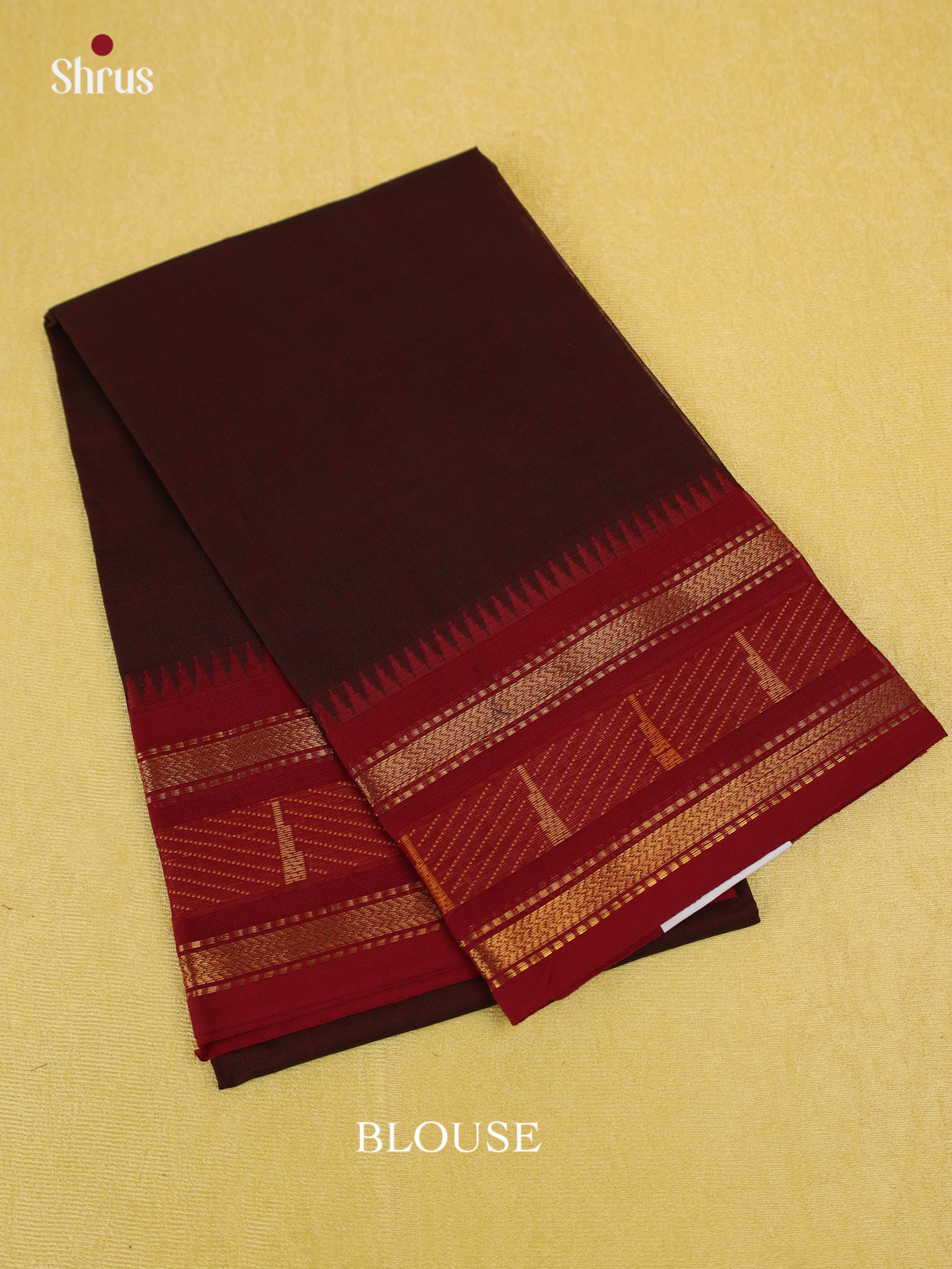 Coffee Brown & Brown - Blouse Bit - Shop on Shrus.com