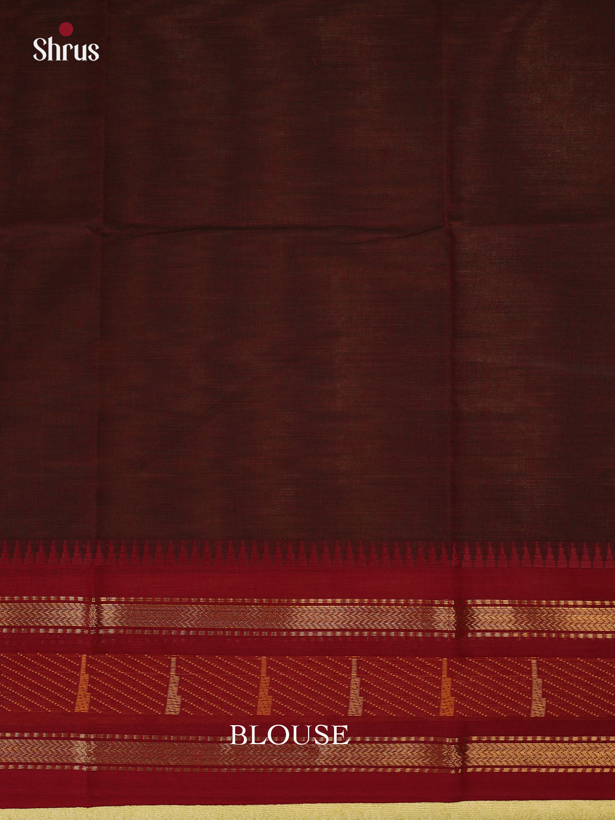 Coffee Brown & Brown - Blouse Bit - Shop on Shrus.com