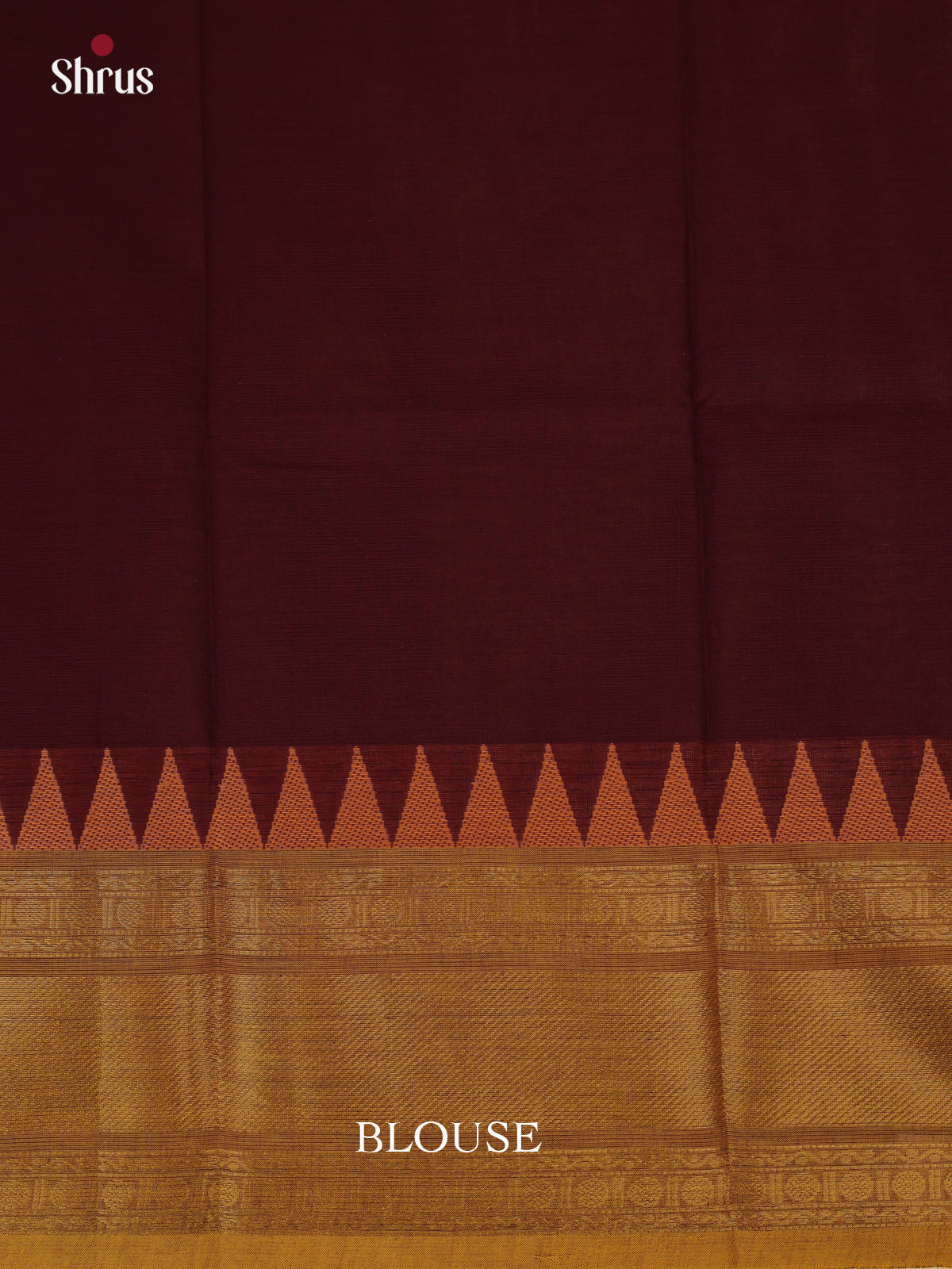 Brown & Mustard - Blouse Bit - Shop on Shrus.com