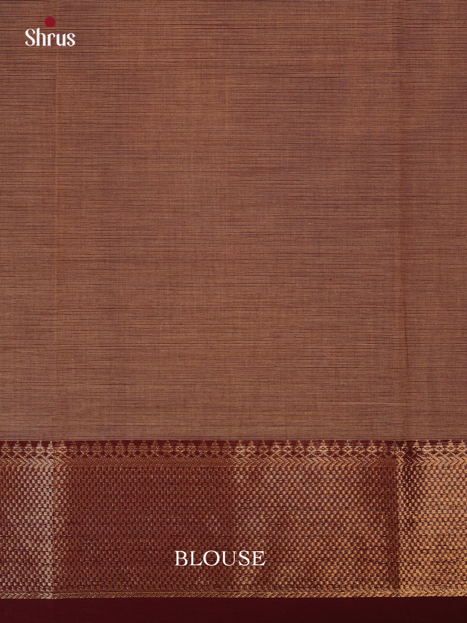 Brown & Maroon - Blouse Bit - Shop on Shrus.com