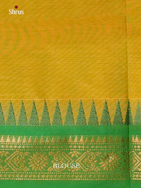 Lite Green & Green - Chettinad Cotton Saree - Shop on Shrus.com