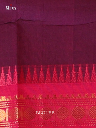 Violet & Pink - Chettinad Cotton Saree - Shop on Shrus.com