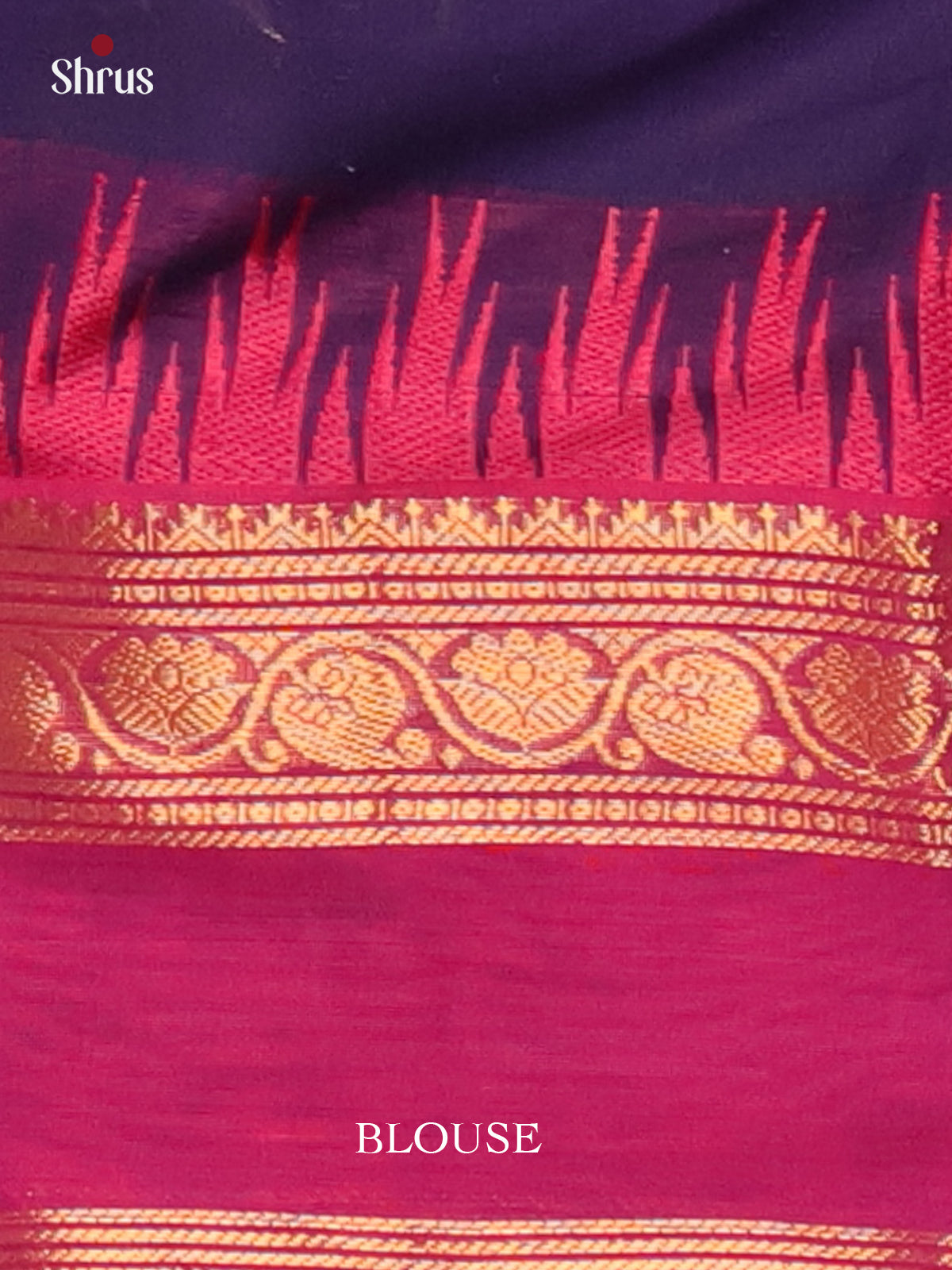 Violet & Pink - Chettinad Cotton Saree - Shop on Shrus.com