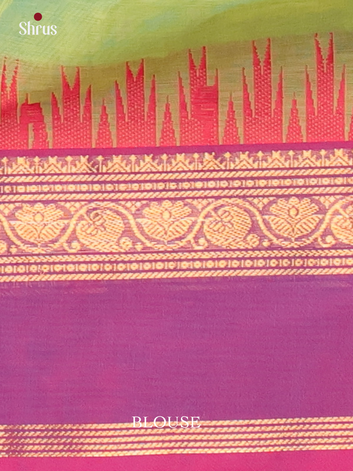 Green & Purple - Chettinad Cotton Saree - Shop on Shrus.com
