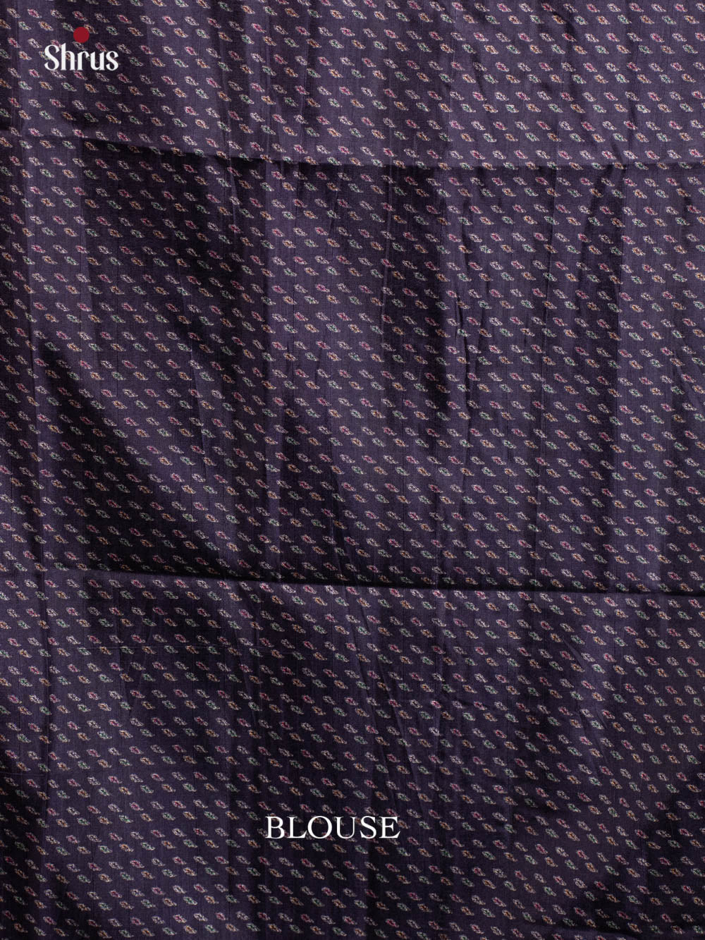Violet - Printed Tussar Saree - Shop on Shrus.com