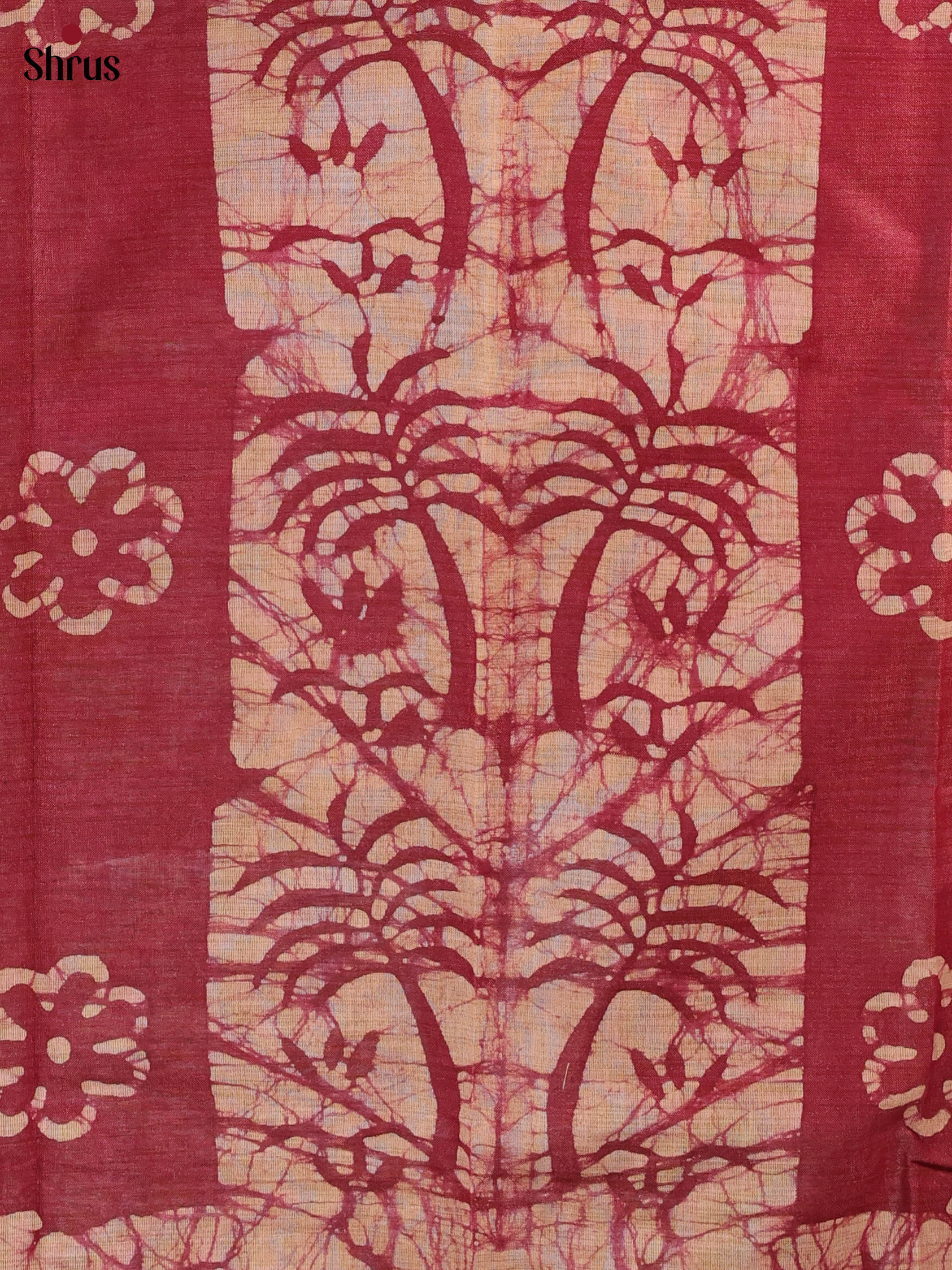 Maroon & Green- Bhatik salwar - Shop on Shrus.com