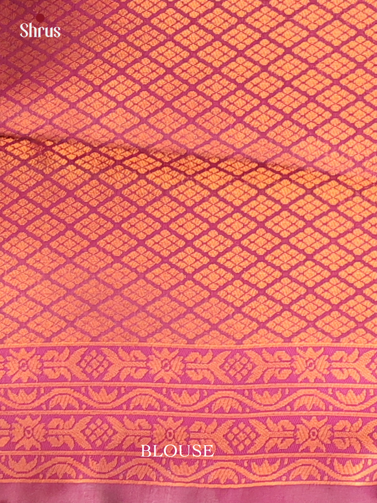 Beige & Maroon - Semi Arani Silk Saree - Shop on Shrus.com