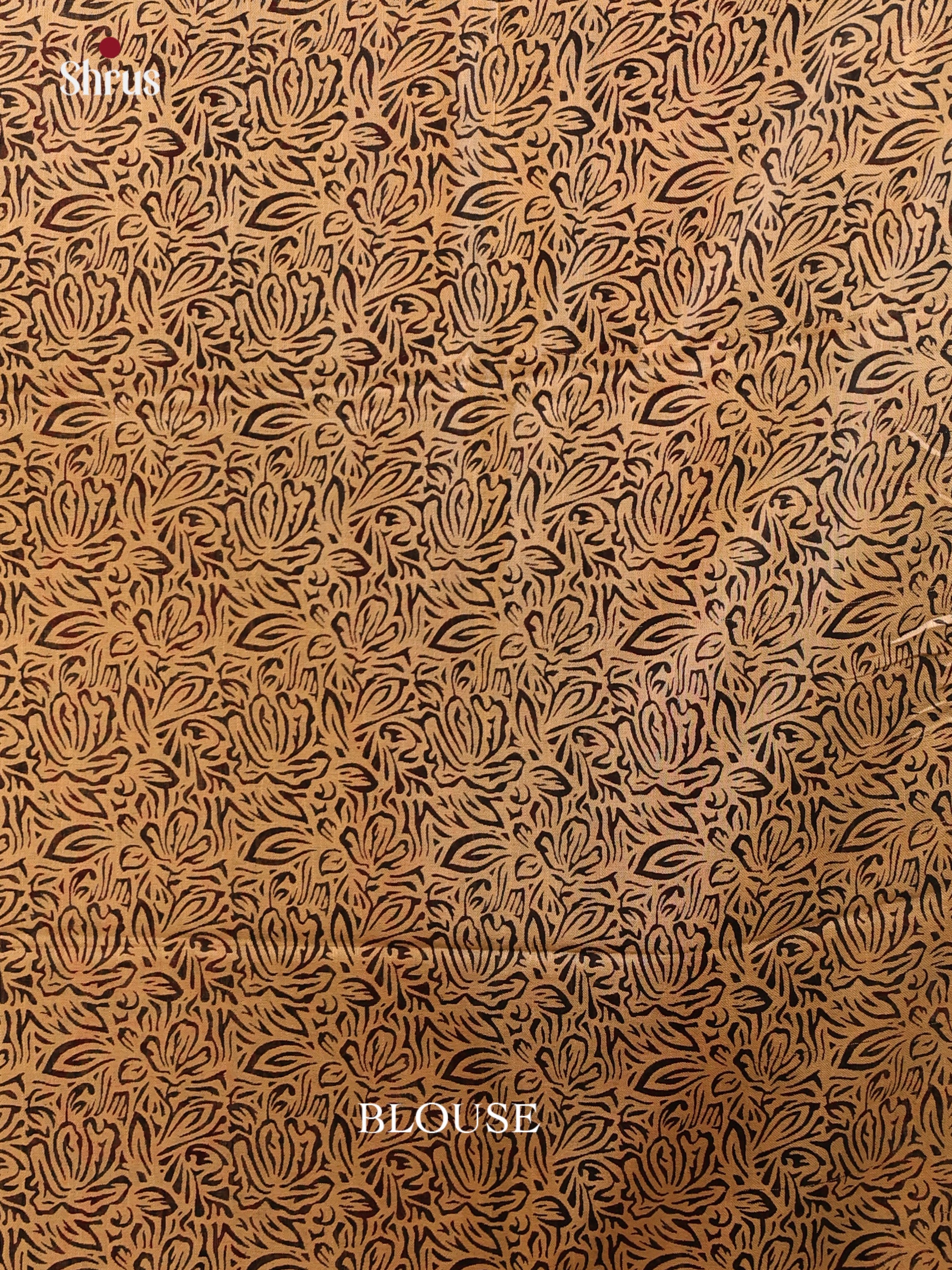 Black & Beige - Linen Cotton Saree - Shop on Shrus.com