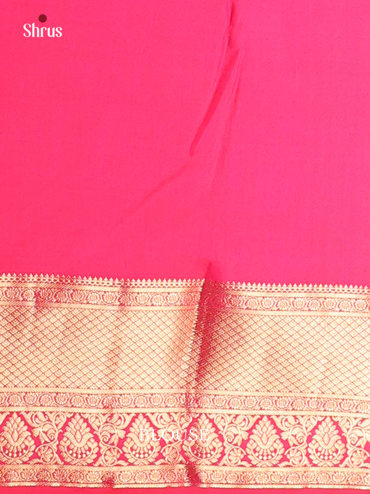 Pink(Single Tone) - Kanchipuram silk Saree - Shop on Shrus.com