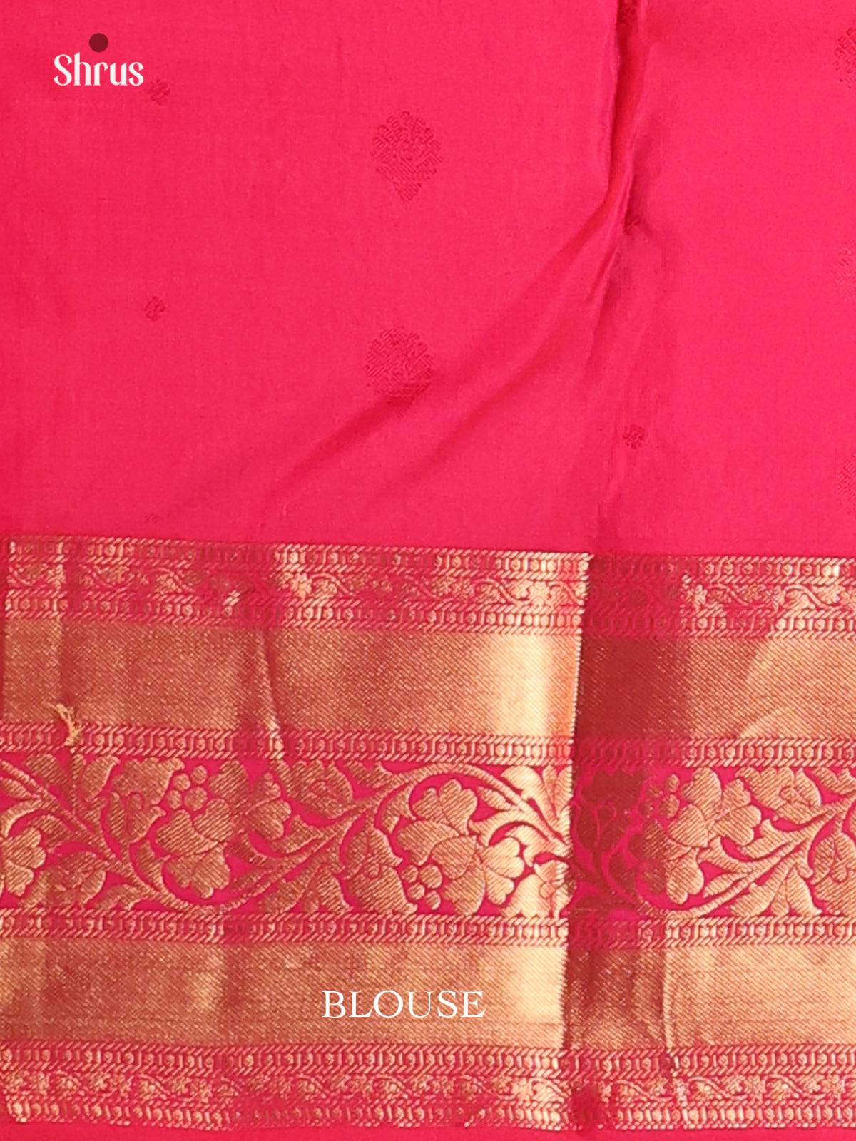 Lotus Pink Kanchipuram silk Saree With Zari Woven Floral Buttas-2