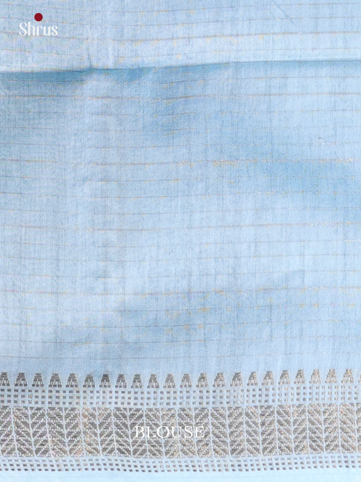 Lite Blue- Semi Tussar Saree - Shop on Shrus.com