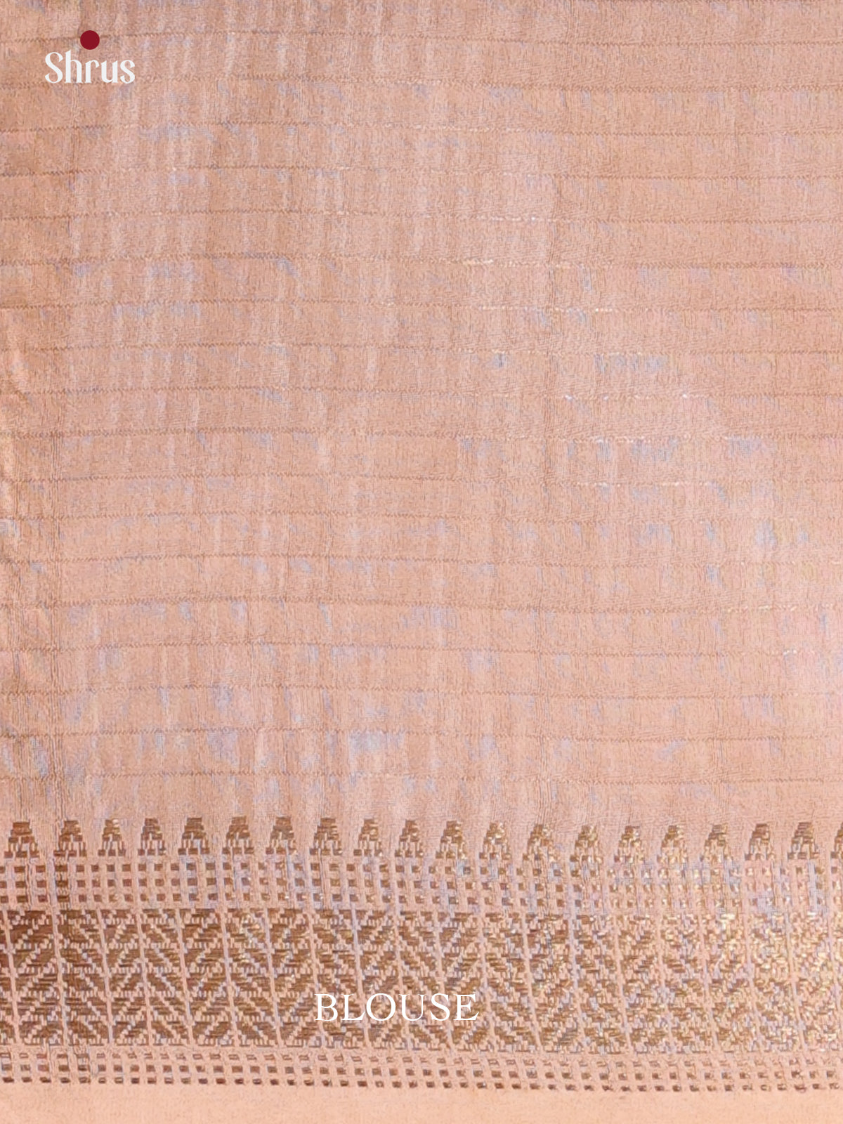 Lite Brown - Semi Tussar Saree - Shop on Shrus.com