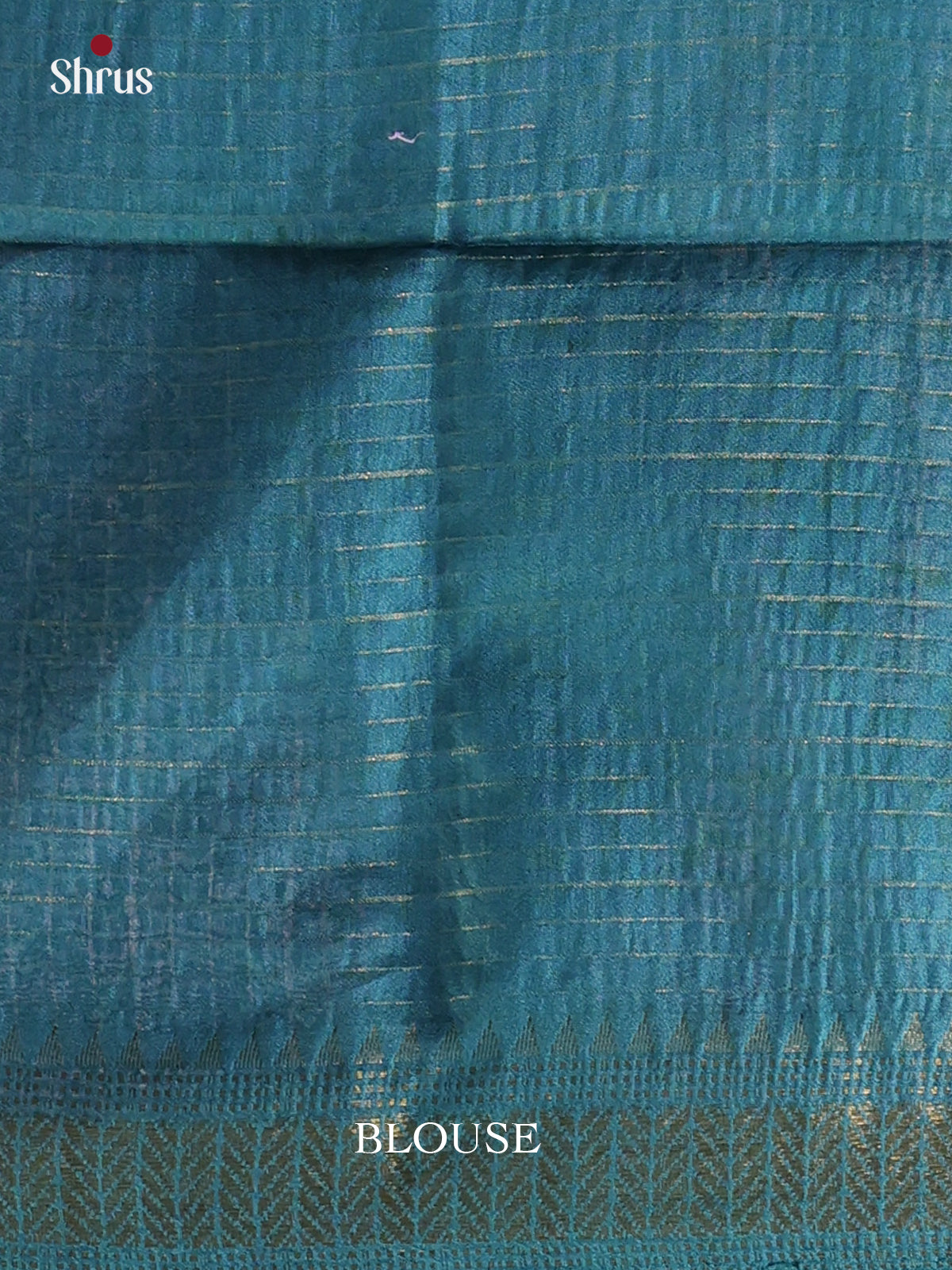 Blue - Semi Tussar Saree - Shop on Shrus.com