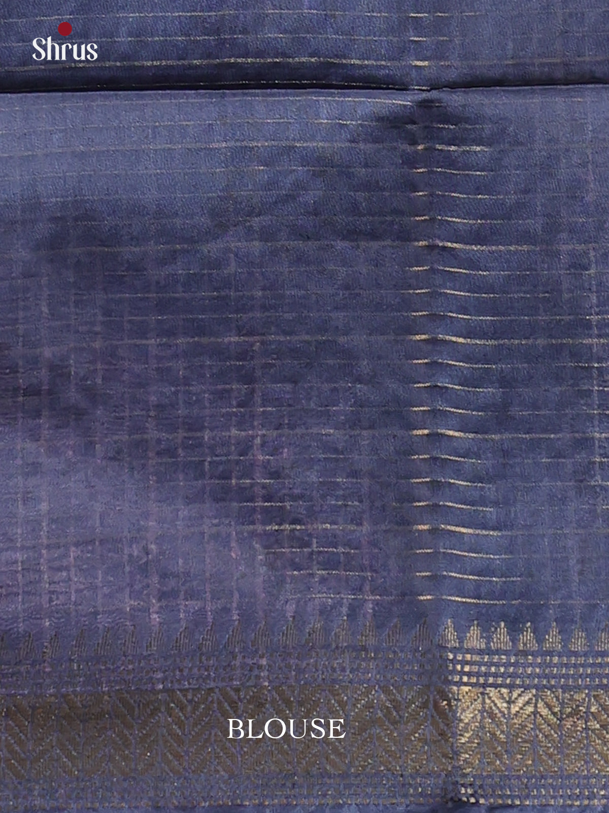 Blue - Semi Tussar Saree - Shop on Shrus.com