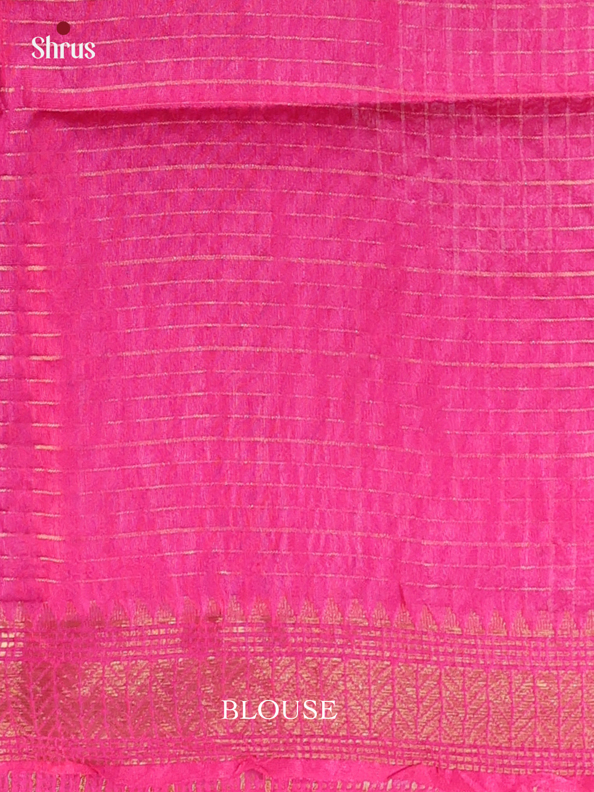 Pink - Semi Tussar Saree - Shop on Shrus.com