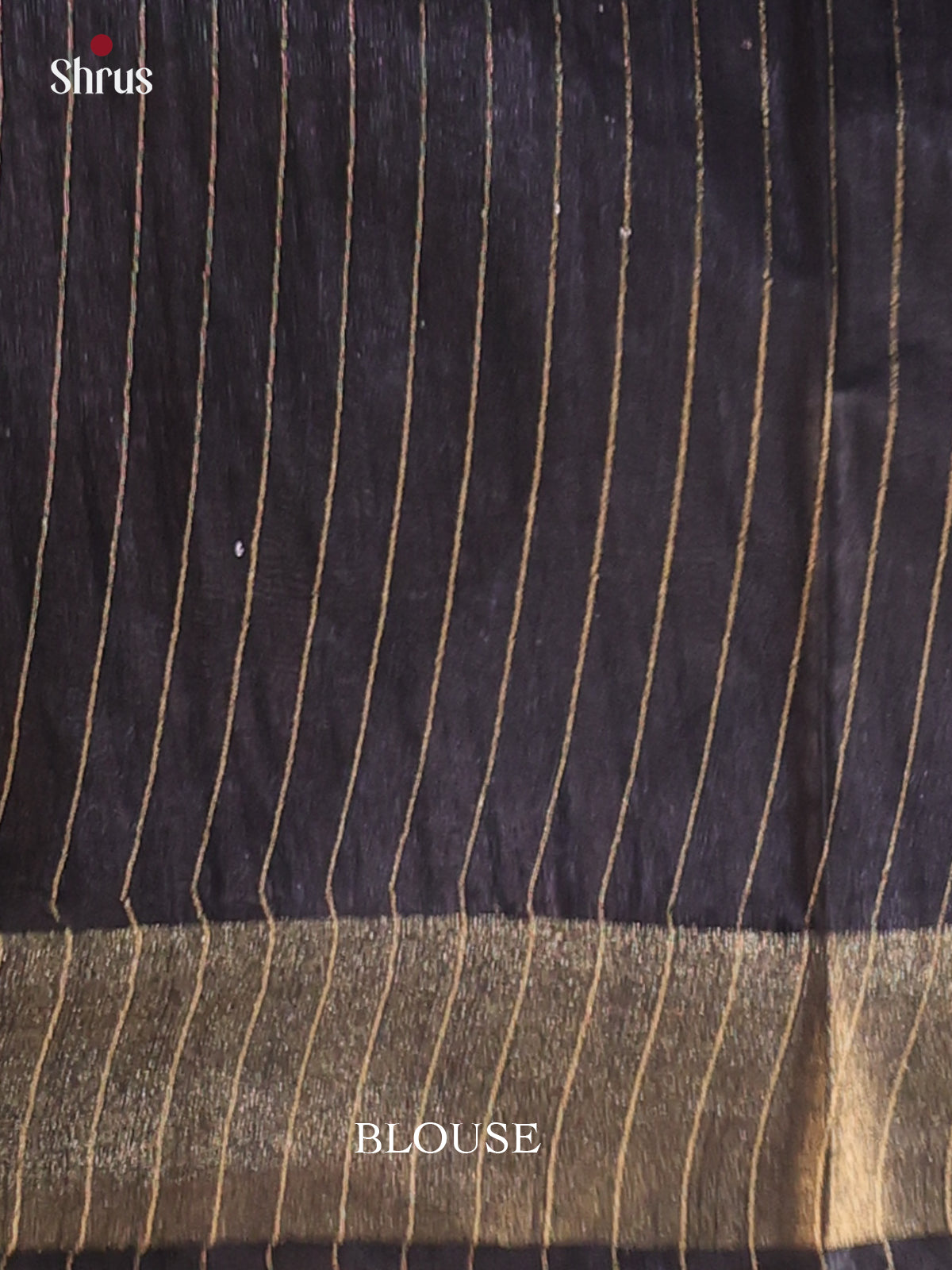 Black - Semi Tussar Saree - Shop on Shrus.com