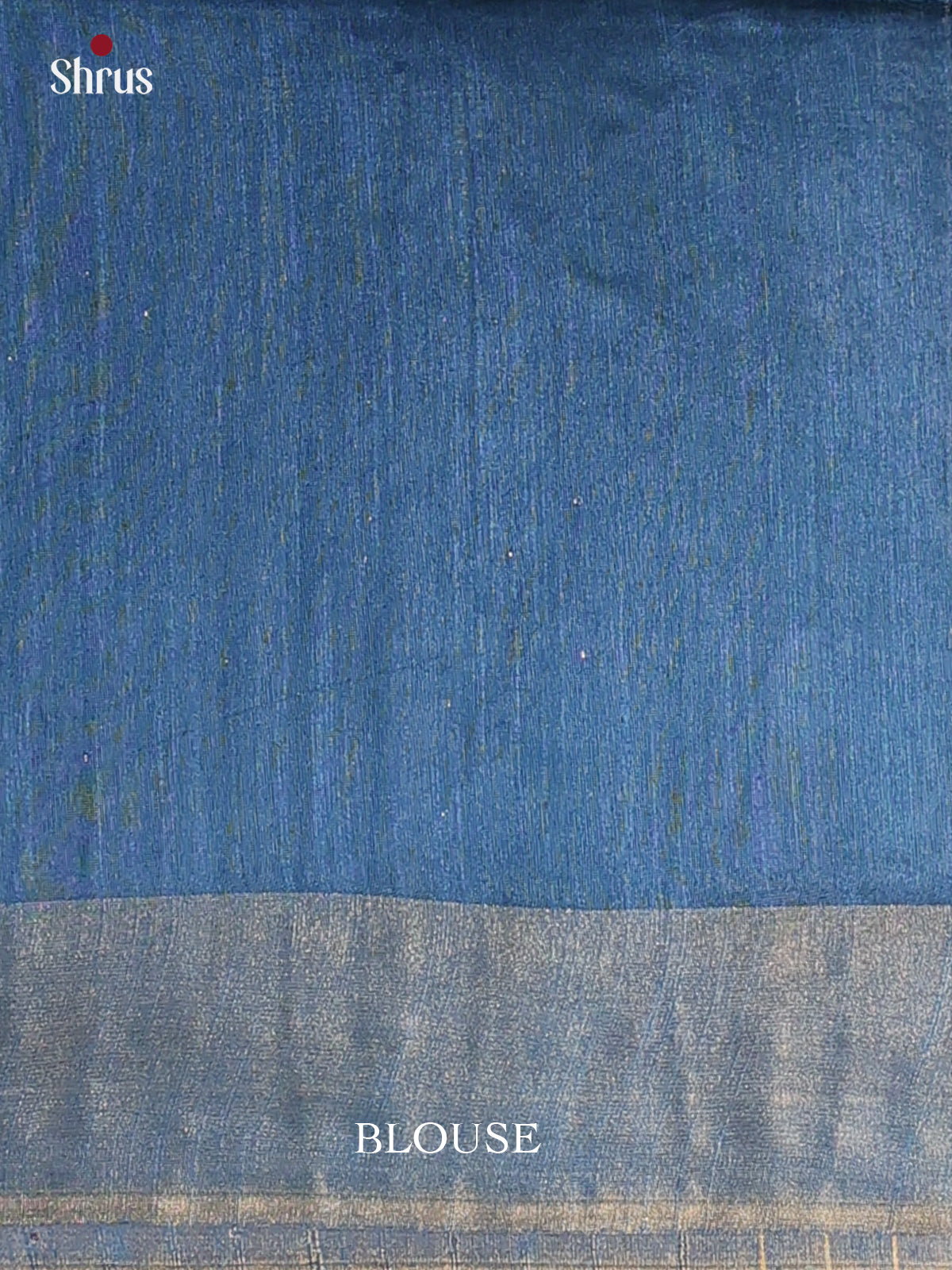 Blue- Semi Tussar Saree - Shop on Shrus.com
