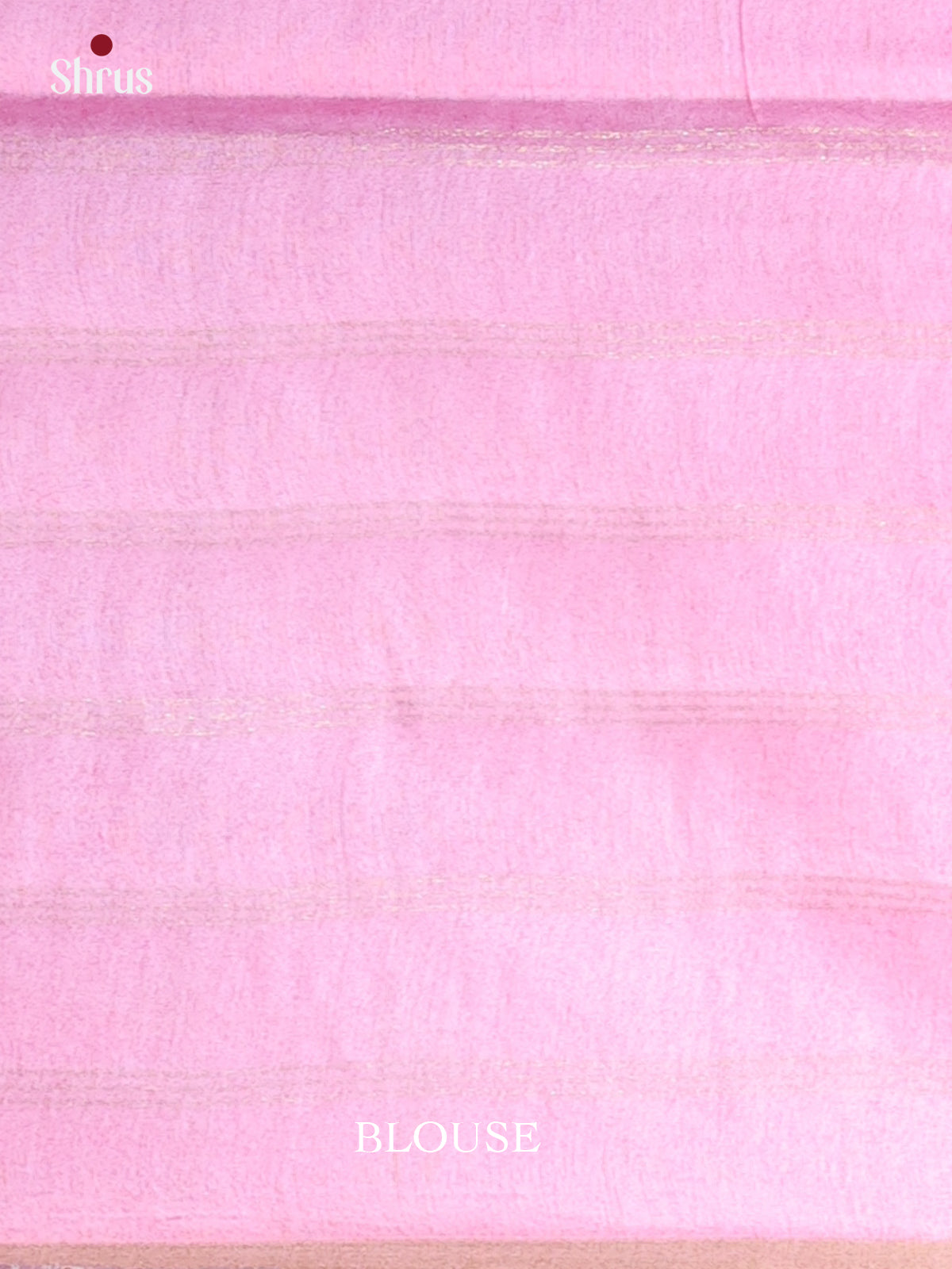 Pink - Semi Tussar Saree - Shop on Shrus.com