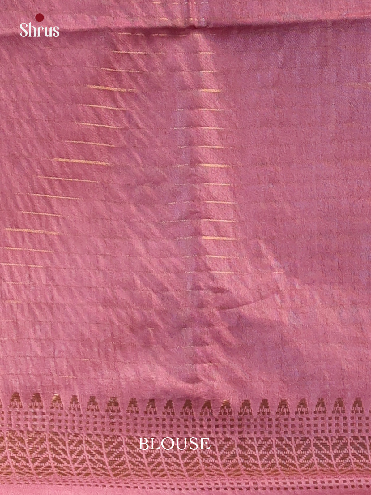 Onion Pink- Semi Tussar Saree - Shop on Shrus.com