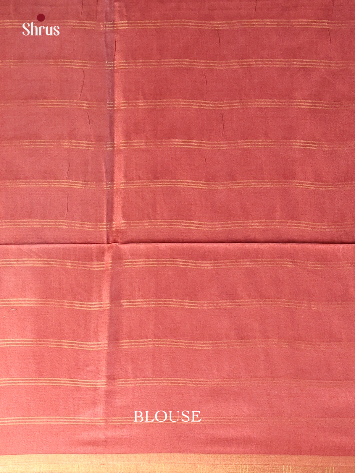 Blue & Red - Semi Tussar Saree - Shop on Shrus.com