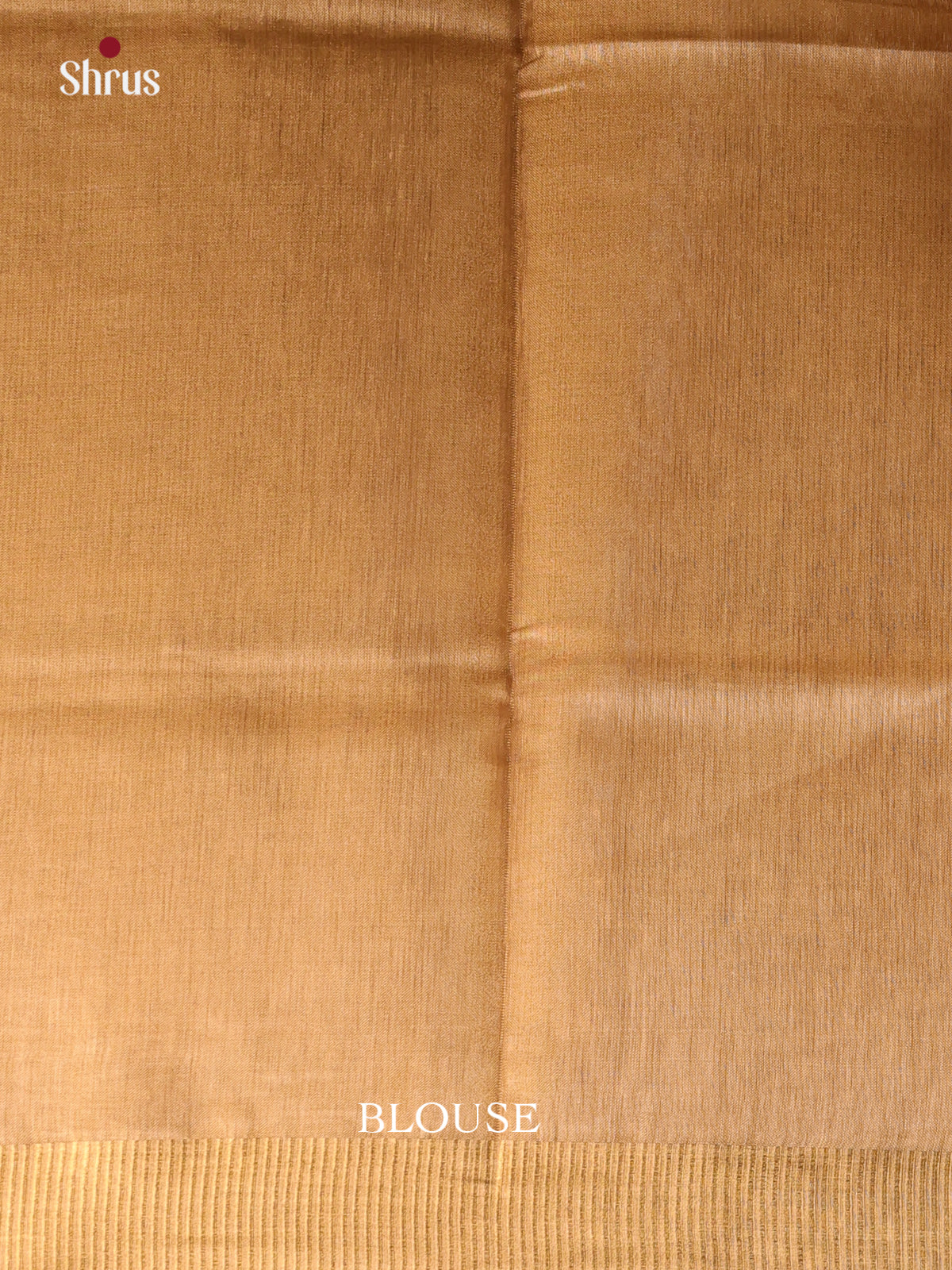 Gold - Linen Saree - Shop on Shrus.com