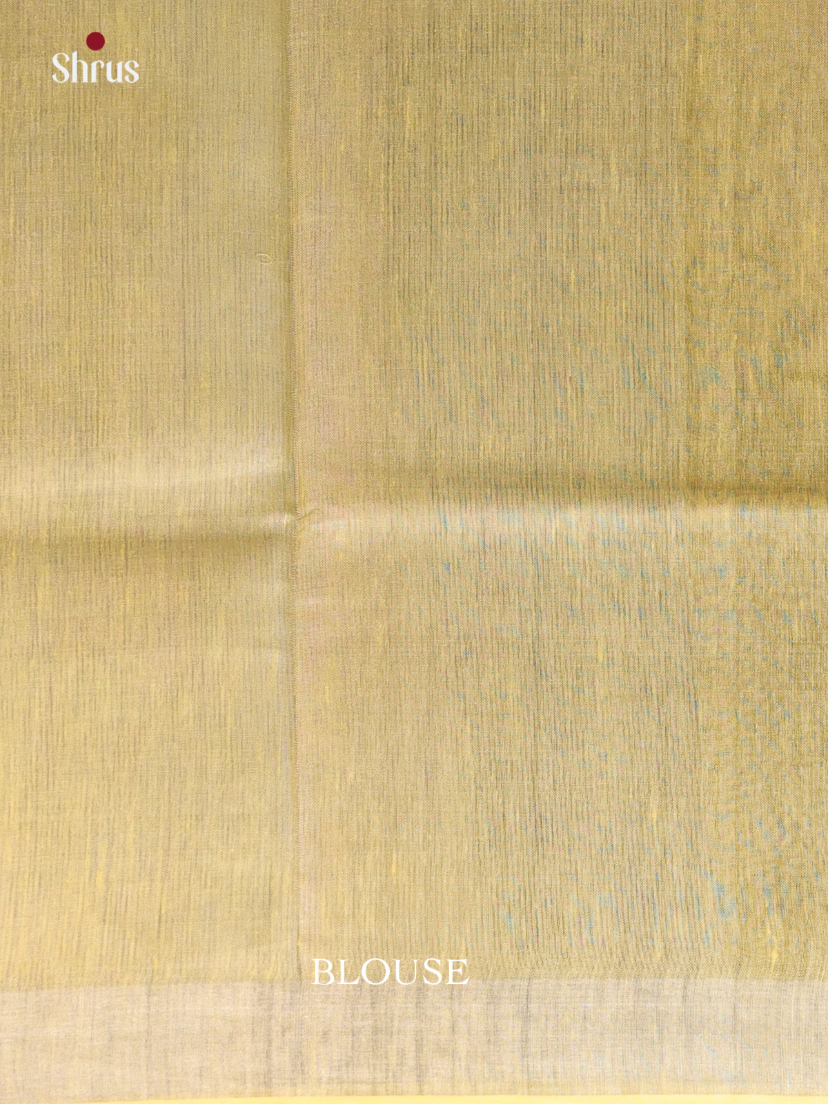 Yellow & Silver - Linen Saree - Shop on Shrus.com