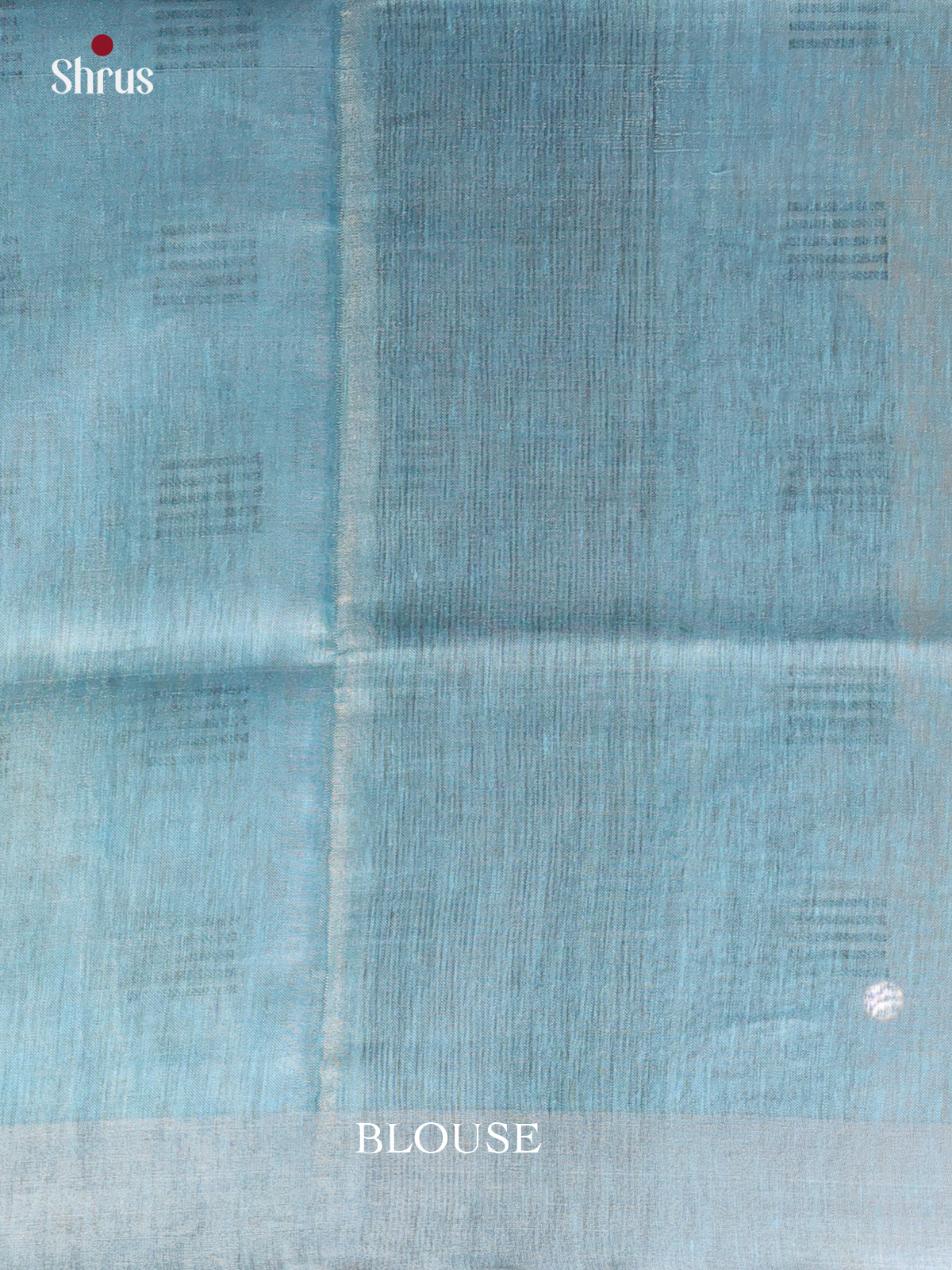 Blue - Linen Saree - Shop on Shrus.com