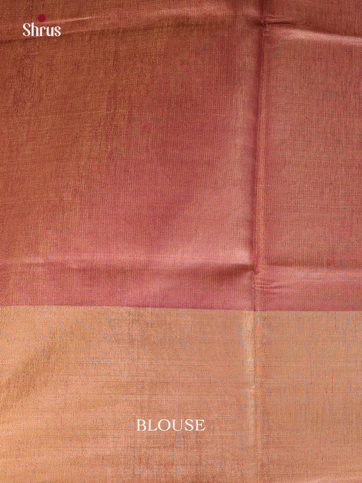 Pink & Gold - Linen Saree - Shop on Shrus.com