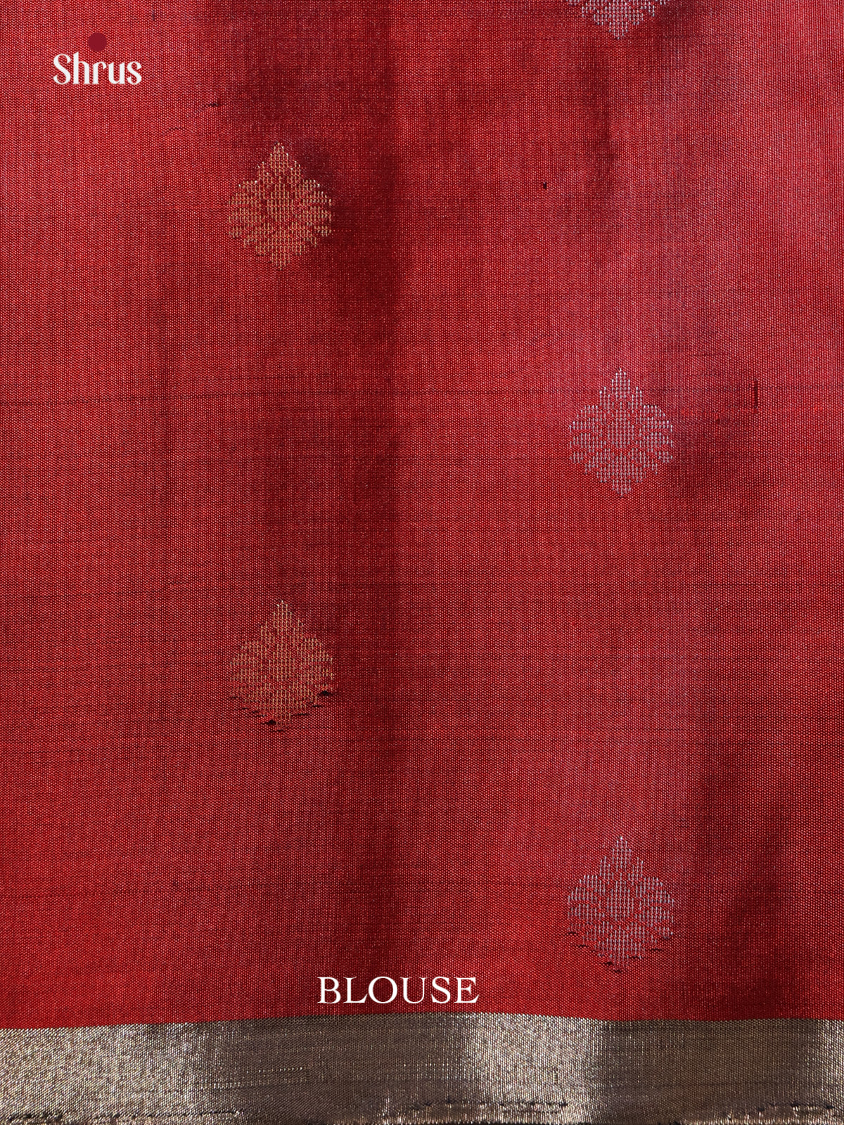 Dark Green & Maroon - Soft Silk Saree - Shop on Shrus.com