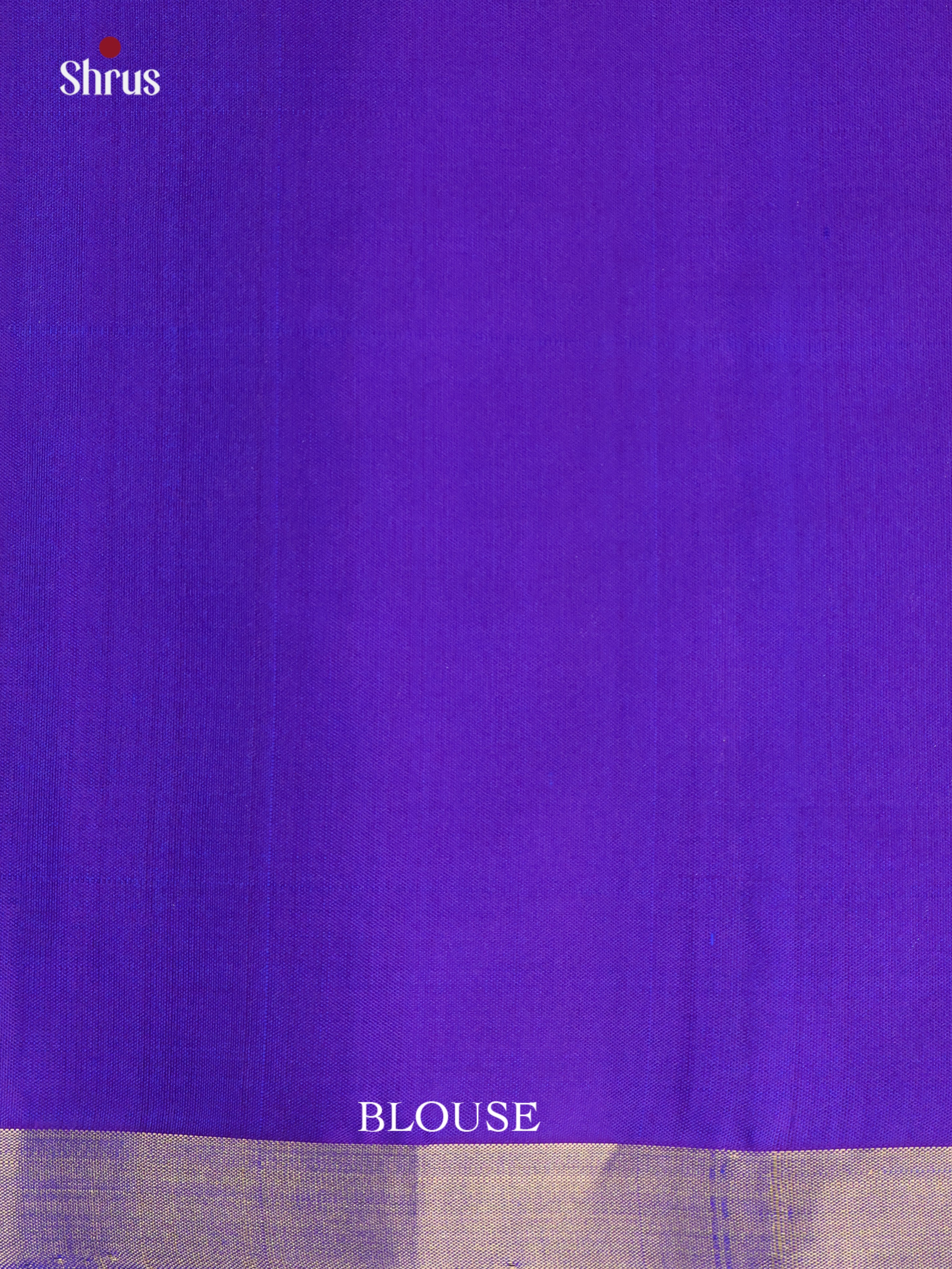 Peacock Blue & Purple - Soft Silk Saree - Shop on Shrus.com