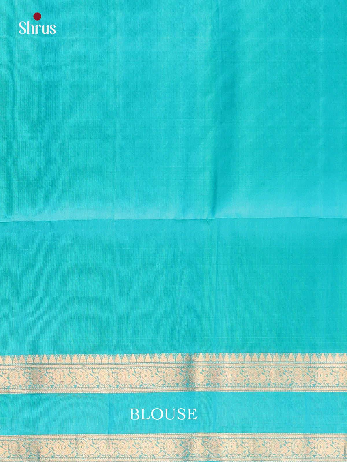 Double Shaded Green & Teal - Soft Silk Saree-3