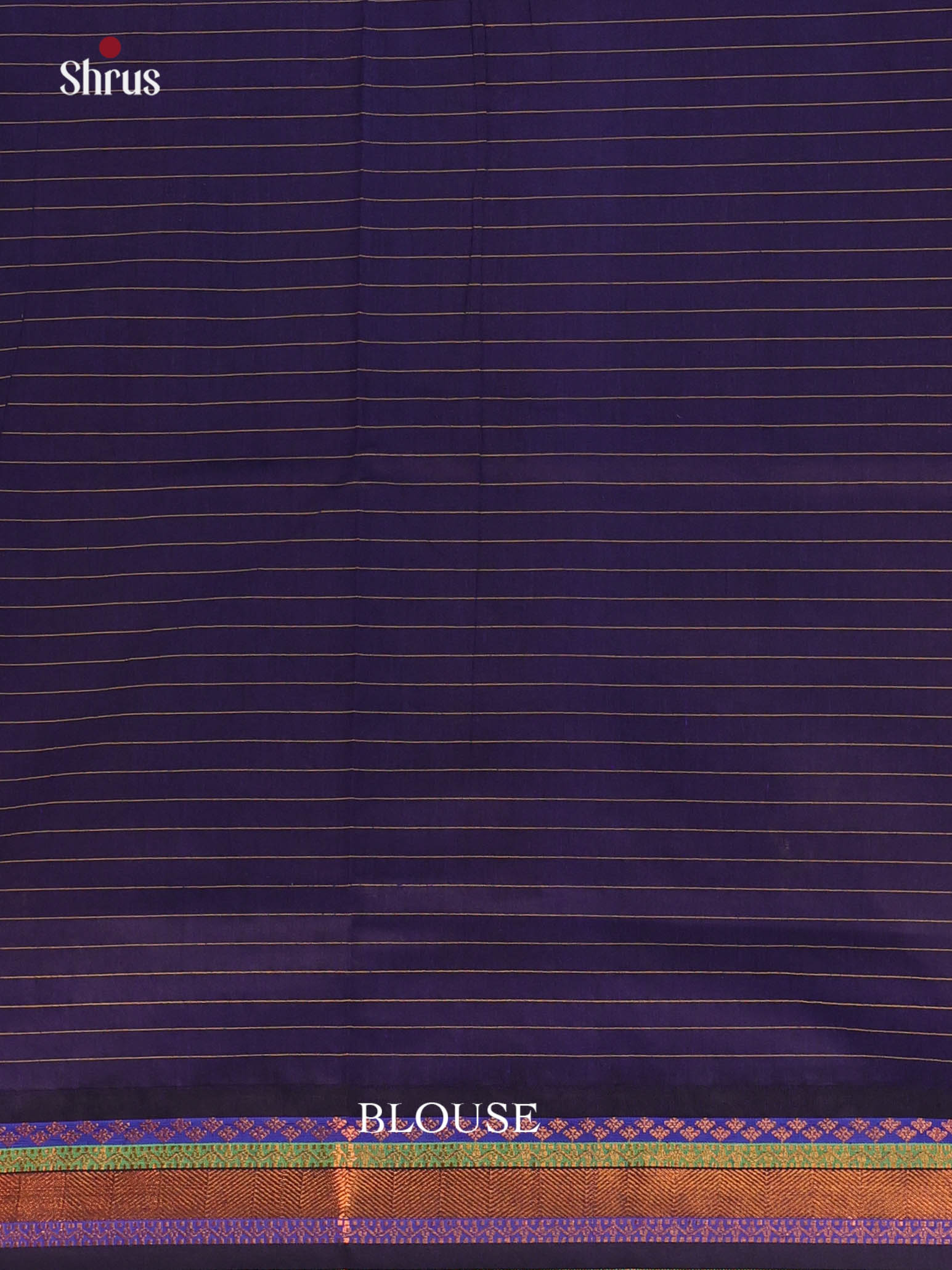 Brown & Blue - Kalyani Cotton Saree - Shop on Shrus.com