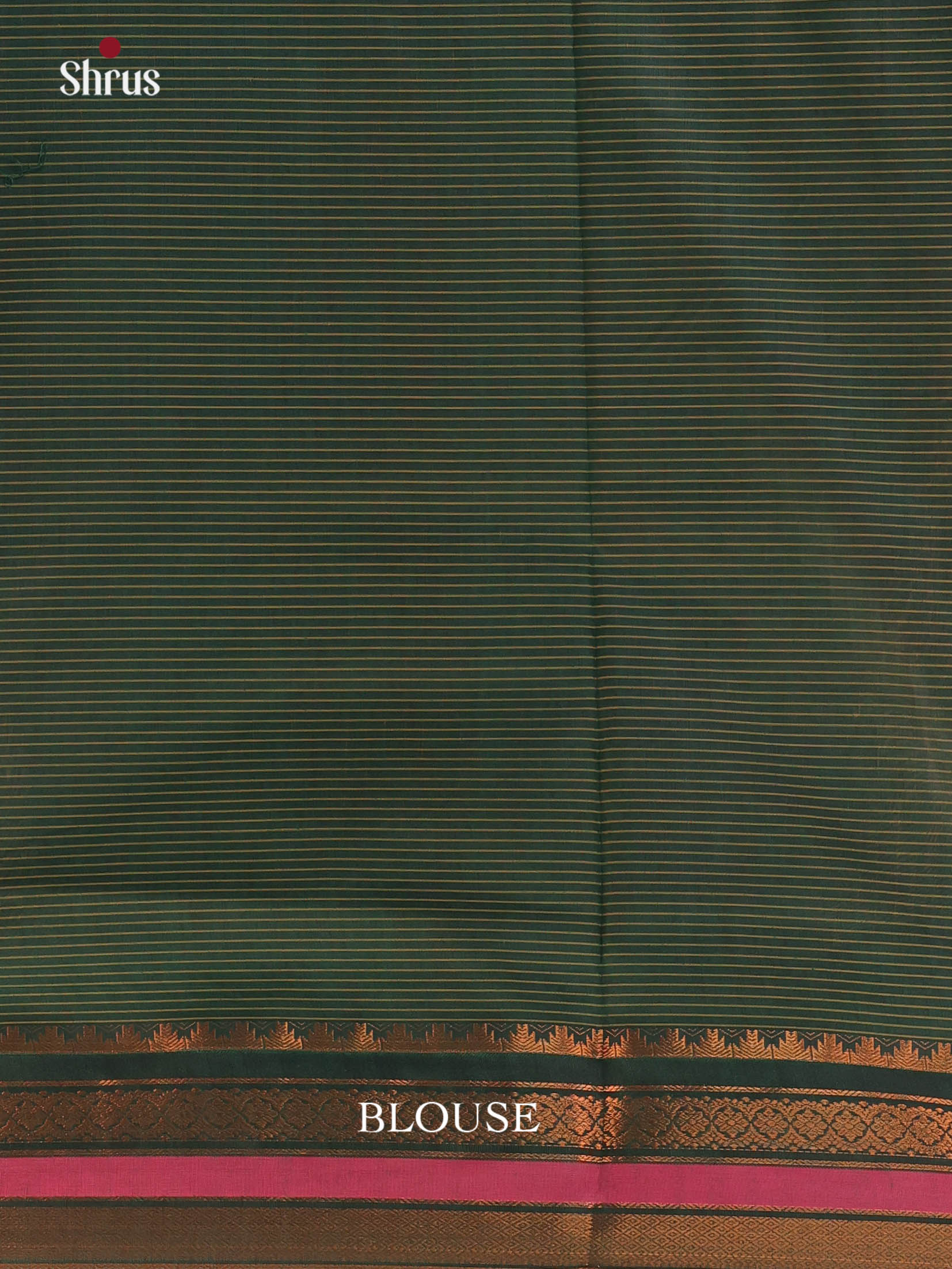 Majenta Pink & Green - Kalyani Cotton Saree - Shop on Shrus.com