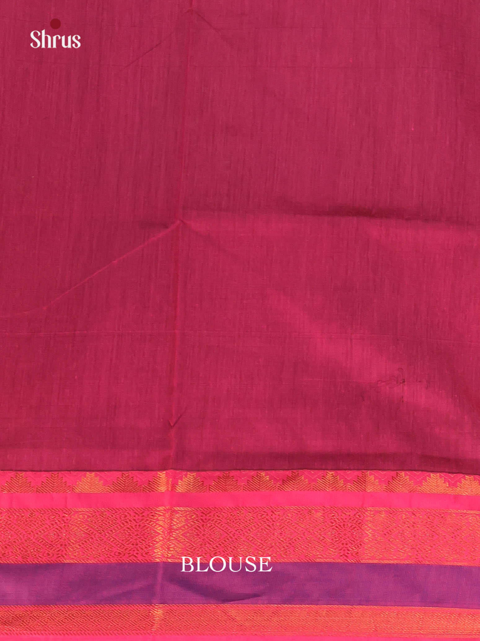 Violet & Pink - Kalyani Cotton Saree - Shop on Shrus.com