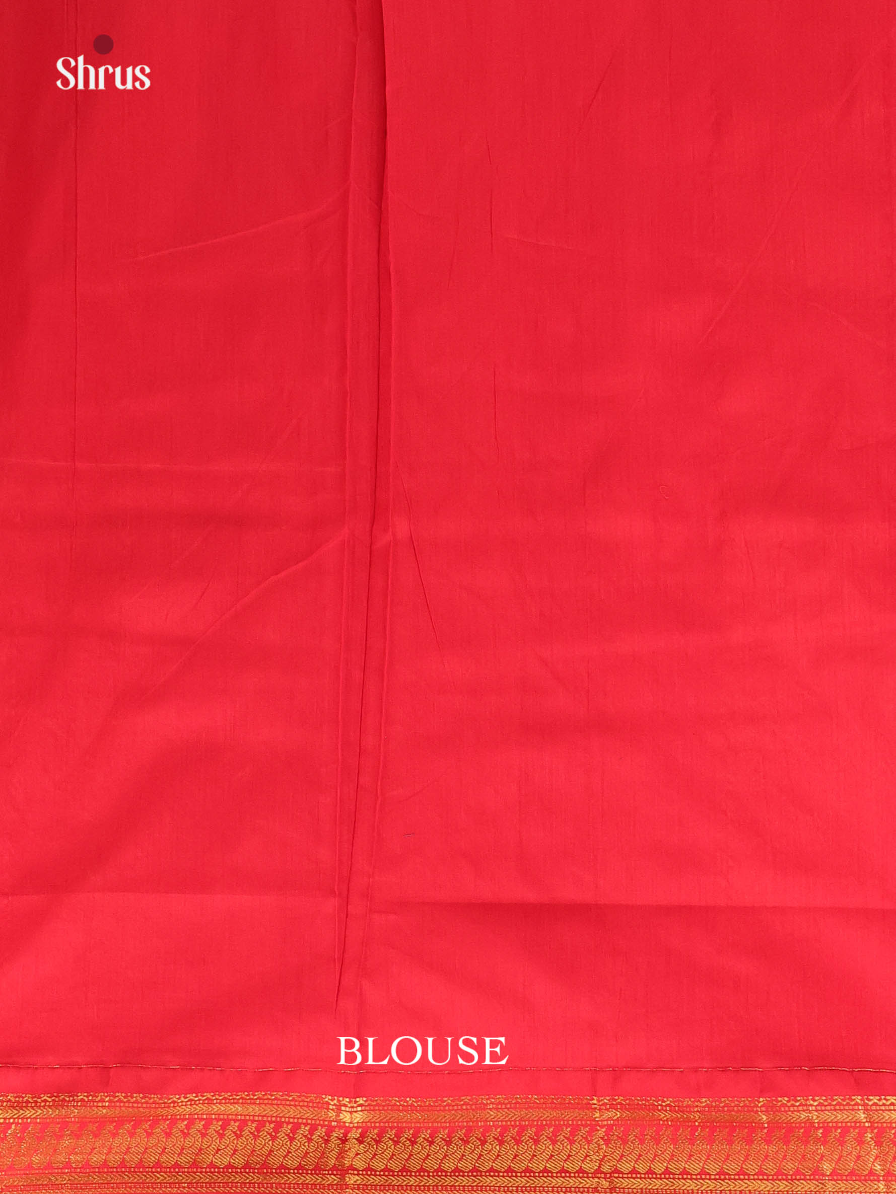 peacock Green & Red- Kalyani Cotton Saree - Shop on Shrus.com