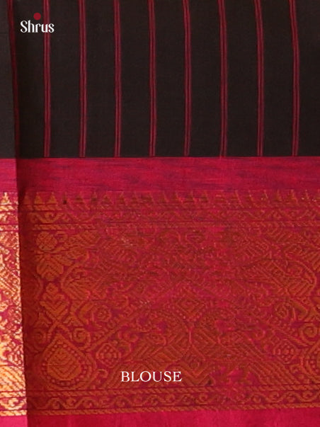 Black & Pink- Chettinad Cotton Saree - Shop on Shrus.com