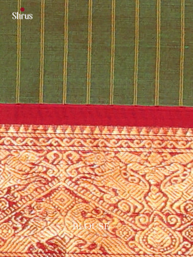 Green & Red - Chettinad Cotton Saree - Shop on Shrus.com