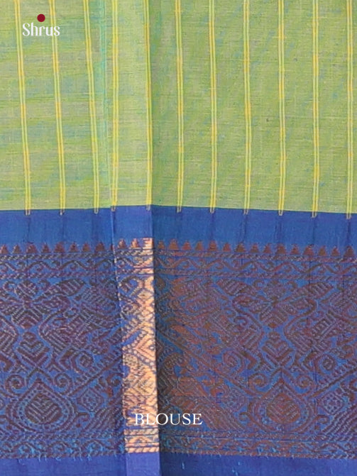 Green & Blue - Chettinad Cotton Saree - Shop on Shrus.com