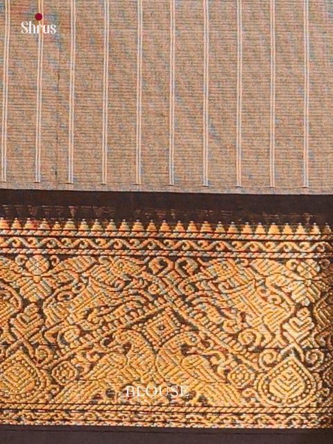 Grey & Black- Chettinad Cotton Saree - Shop on Shrus.com