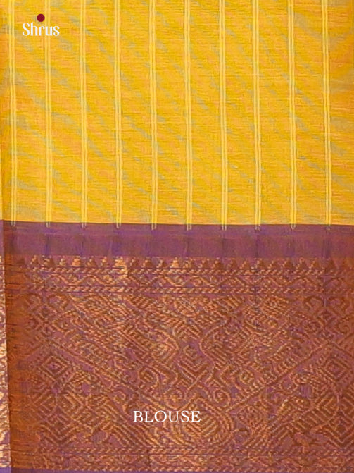 Lite Green & Purple- Chettinad Cotton Saree - Shop on Shrus.com