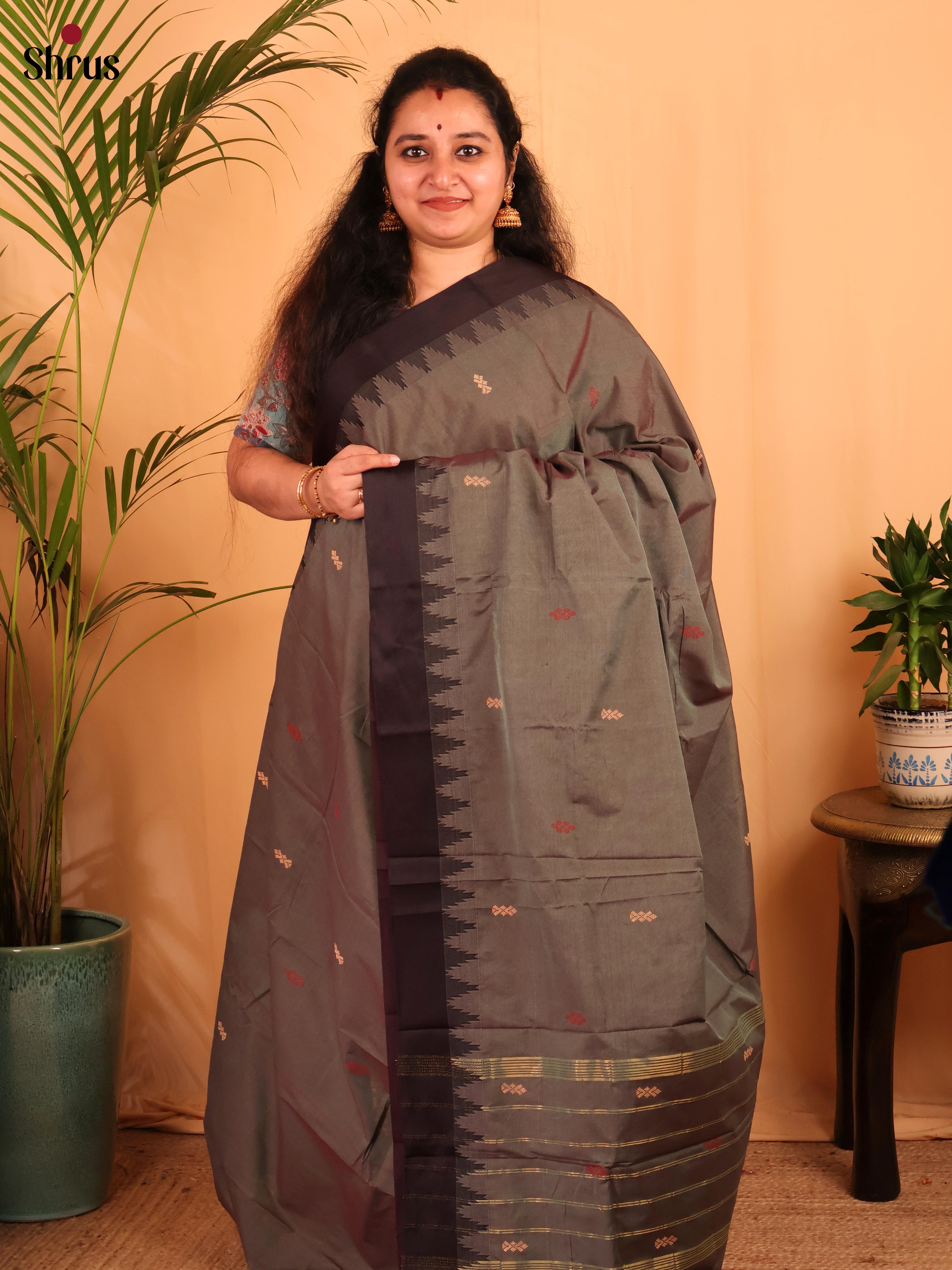 CKS28022 - Chettinad Cotton Saree - Shop on Shrus.com